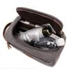 XARONF Travel Toiletry Bag Canvas Leather Cosmetic Makeup Organizer, Cosmetic Pouch Bags Case Organizer (Color : Blue) view 3