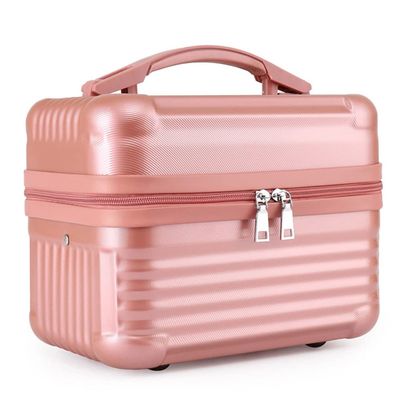 XARONF Makeup Train Case, Travel Makeup Cosmetic Cases Organizer Portable Box, Cosmetic Organizer Storage Box (Color : D)