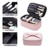 XARONF Portable Cosmetic Bag, Roomy Makeup Bags,Lipstick Pouch,Zipper Pouch,Great Gifts for Women,Travel Waterproof Toiletry Bag Accessories Organizer Gifts view 2