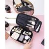 XARONF Portable Cosmetic Bag, Roomy Makeup Bags,Lipstick Pouch,Zipper Pouch,Great Gifts for Women,Travel Waterproof Toiletry Bag Accessories Organizer Gifts view 3