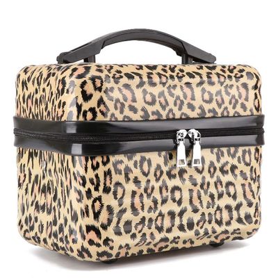 XARONF Makeup Train Case, Travel Makeup Cosmetic Cases Organizer Portable Box, Cosmetic Organizer Storage Box (Color : A)