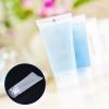 M METERXITY 20 Pack Refillable Travel Bottles - Shampoo Conditioner Empty Cosmetic Tubes with Flip Lid Apply to Household Travel (15ml, Translucent Frosted) view 2