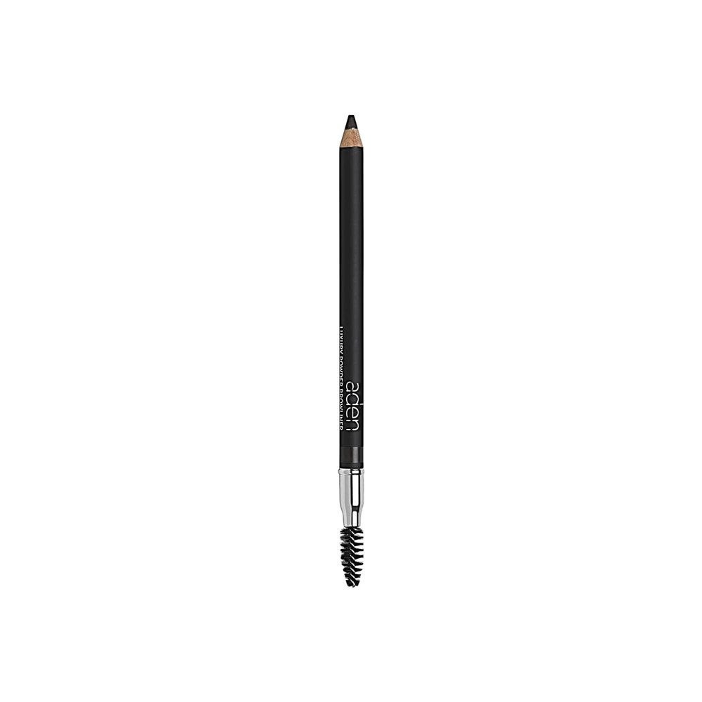aden Browliner Luxury easy-to-use fills in sparse hairs and adds colour for full, defined brows (Black)