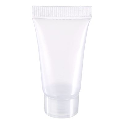 M METERXITY 50 Pack Refillable Travel Bottles - Shampoo Conditioner Empty Cosmetic Tubes with Screw Lid Apply to Household Travel (5ml, Clear)