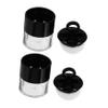 Beaupretty 2pcs Refillable Mini Powder Case for Loose Powder Travel-friendly Makeup Container with Puff and Net Sifter Portable Subpackaging Box for Daily Use view 1