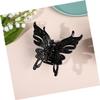 Beaupretty 3pcs Large Butterflies Hair Clips for Women Hair Holders for Styling Bathing and Makeup Strong Grip for Thick Curly view 3