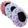 FOMIYES 4pcs Shower Caps Hair Absorbing Inner Bath Caps for Adults for Hair Curls and Braids Travel-friendly Design view 1