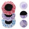 FOMIYES 4pcs Shower Caps Hair Absorbing Inner Bath Caps for Adults for Hair Curls and Braids Travel-friendly Design view 2