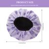 FOMIYES 4pcs Shower Caps Hair Absorbing Inner Bath Caps for Adults for Hair Curls and Braids Travel-friendly Design view 4