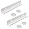 KALLORY 2pcs Portable Hair Extension Holder Rack Wig Stand for Salon Home Use for Styling Braiding Detangling Hair Extensions Shaped Display view 1