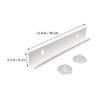 KALLORY 2pcs Portable Hair Extension Holder Rack Wig Stand for Salon Home Use for Styling Braiding Detangling Hair Extensions Shaped Display view 2