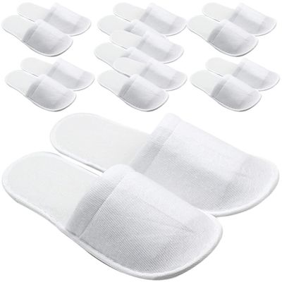 FOMIYES 8pairs Disposable Spa Slippers for Hotel Guests Non- Salon Slippers Soft and Comfortable for Travel Pedicure Term