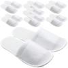 FOMIYES 8pairs Disposable Spa Slippers for Hotel Guests Non- Salon Slippers Soft and Comfortable for Travel Pedicure Term view 1