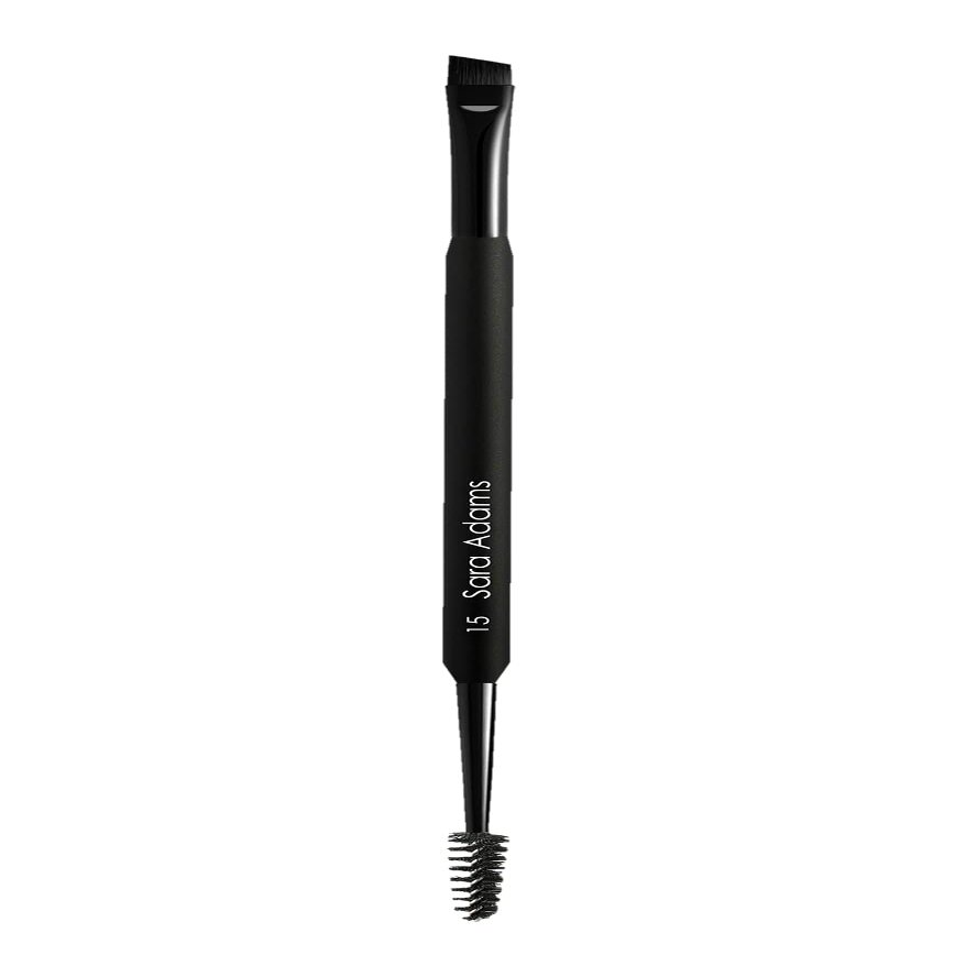 Sara Adams Cosmetiques Angled Definer & Eyebrow Brush 15
