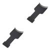 Beaupretty 4pcs Toothed Hair Dying Board Black Coloring Tool for Salon Use for Painting and Bleaching Hair Easy Separation for Tidy Application view 1