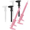 FOMIYES 6pcs Eyebrow Measuring Rulers Portable Calipers for Makeup Lightweight Brow Calipers Easy Use Eyebrow Gauge for Accurate Brow Shapes for Professionals Home Use view 1