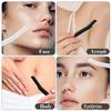 Sunuly Eyebrow Razor, Dermaplane Face Razors for Women Facial Hair, Eyebrow Shaver(8 Count), Peach Fuzz Removal, Dermaplaner to Exfoliate and Refresh the Skin view 3