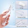 20Pcs 15ml/0.5oz Airless Pump Bottle Refillable Plastic Airless Vacuum Dispenser Portable Clear Cosmetic Sample Vial Container Jars for Lotion Emulsion Toiletries Liquid Foundation view 3