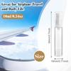 20Pcs 10ml/0.34oz Airless Pump Bottle Refillable Plastic Airless Vacuum Dispenser Portable Clear Cosmetic Sample Vial Container Jars for Lotion Emulsion Toiletries Liquid Foundation view 2