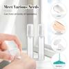 20Pcs 10ml/0.34oz Airless Pump Bottle Refillable Plastic Airless Vacuum Dispenser Portable Clear Cosmetic Sample Vial Container Jars for Lotion Emulsion Toiletries Liquid Foundation view 4