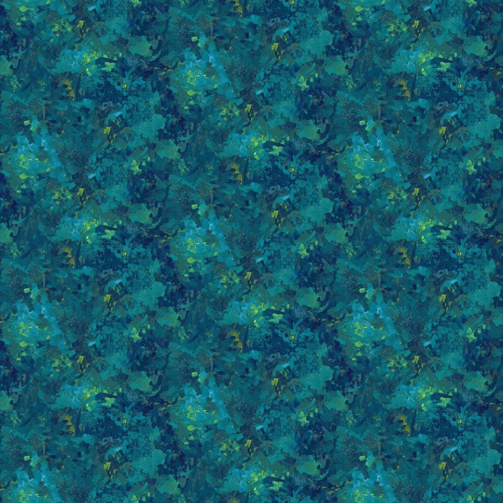 Northcott Chroma by Deborah Edwards 9060 66 Peacock