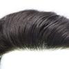 Toupee for Men French Lace Center Human Hairpieces Human Hair Replacement System Lace With Thin Skin Mens Toupee Gray Hair Prosthesis (7X9-120% density, #1B40 1B# OFF BLACK WITH 40% SYNTHETIC GREY) view 3