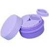 GLEAVI 1set Travel Cosmetic Jar Refillable Container for Makeup Ointments and Toiletries Lightweight Portable for Travel Camping and Business Trips Compartment Design view 1