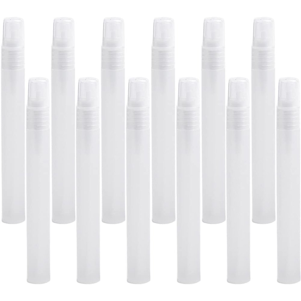 Beaupretty 12pcs Clear Mini Spray Bottles Portable Perfume Mist Bottles for Travel Lightweight and for Fragrances and Liquids Great for Cosmetics