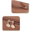 Alipher PU Leather Makeup Bag Creative Travel Cosmetic Bag Portable Toiletry Bag Travel Makeup Organizer Bag For Women Girls (White) view 3