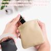 4Pcs Lambskin Pocket Cosmetic Bag, Portable Waterproof Small Makeup Bag No Zipper Self-Closing Small Makeup Pouch for Women Mini Makeup Bag Travel Storage for Cosmetics Headphones Jewelry(B-Style) view 2