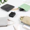 4Pcs Lambskin Pocket Cosmetic Bag, Portable Waterproof Small Makeup Bag No Zipper Self-Closing Small Makeup Pouch for Women Mini Makeup Bag Travel Storage for Cosmetics Headphones Jewelry(B-Style) view 4