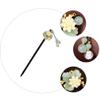 CALLARON Retro Butterfly Hair Stick Vintage Style Wooden Hairpin for Women Decorative Hair Pins Chinese Style Accessories view 2