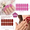 JERCLITY 280 Pieces 20 Sheets Red Solid Color Nail Wraps for Women Pink Nail Polish Strips Self-Adhesive Nail Stickers Full Wraps for Girls view 3