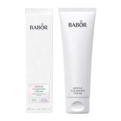BABOR Gentle Cleansing Cream for Dry and Sensitive Skin, Especially Mild, Skin-friendly and Creamy Cleansing Lotion, Vegan Formula, Gentle Cleansing Milk