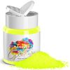 MARBLERS Neon Glitter [Fluorescent Yellow] 1.5oz (42g) | Fine | Non-Toxic, Vegan, Cruelty-Free | Face, Body, Eyeshadow, Hair, Festival, Party Makeup | Nail Art, Polish | Resin, Tumbler, Slime, Craft view 1