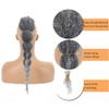 18 Inch Kinky Afro Bubble Ponytail Extension for Black Women Long Drawstring Ponytail Natural Black Clip on Ponytails for Kids Synthetic Hair Piece Protective Style view 3