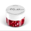 MARBLERS [Heart] Shape Glitter for Body & Face 0.11oz (3g) | Flake | Non-Toxic | Vegan | Cruelty-Free | Eyeshadow, Nail Polish, Nail Art | Festival, Rave & Party Makeup | Body & Face view 1