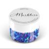 MARBLERS [Thunder] Shape Glitter for Body & Face 0.11oz (3g) | Flake | Non-Toxic | Vegan | Cruelty-Free | Eyeshadow, Nail Polish, Nail Art | Festival, Rave & Party Makeup | Body & Face view 1