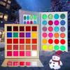 DE'LANCI Neon Eyeshadow Palette 24 Color + Lipstick Pallet 25 Color UV Blacklight Matte and Glitter Shade, Colorful Makeup Set for Christmas Halloween Cosplay Face Body Eyes Makeup Ket view 1