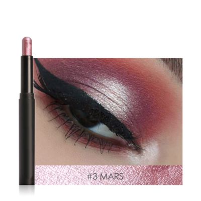 12Colors Eyeshadow Stick Sets with Smudge Proof Eyeshadow Primer Base, Eyeshadow Pencil Lasting Eye Shadow Pen Makeup Tool (#3)