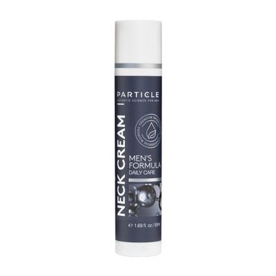 Particle Neck Cream, Daily Skin Care for Men with Collagen, Hyaluronic Acid, Retinol, Vitamin E, Moringa Oil & Shea Butter for Health Skin Support, Hydrating Mens Body Lotion, 1.7 fl oz