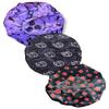 3pcs Silky Design Bonnet with Elastic Soft Band Adjustable Women and Men, Comfortable Satin Fabric (Naru2 Tri) view 1