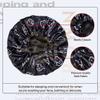 3pcs Silky Design Bonnet with Elastic Soft Band Adjustable Women and Men, Comfortable Satin Fabric (Naru2 Tri) view 3