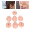 Ear Model Silicone Body Parts Piercing Practice Body Parts Body Piercing Supplies, 3D Simulation Soft Reusable Nose Tongue Model Silicone Body Piercing Practice Model for Piercers (Light Skin Color) view 2