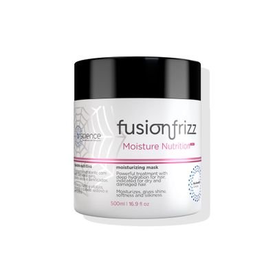 BR Science | Fusion Frizz Moisture Nutrition Hair Mask | Moisturizes, Gives Shine, Softness And Silkiness | 500 ml / 16.9 fl.oz.