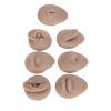 ar Model, 3D Simulation Soft Reusable Nose Tongue Model Silicone Body Piercing Practice Model Fake Body Parts Silicone Body Parts for Piercers (Deep Skin Color) view 1