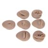ar Model, 3D Simulation Soft Reusable Nose Tongue Model Silicone Body Piercing Practice Model Fake Body Parts Silicone Body Parts for Piercers (Deep Skin Color) view 4