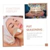 Healifty 1set Wooden Mask Bowl Natural Beauty Tools for Face Masks Gentle Applicator Brush Compact Portable for Home and Travel Facial Mixing Bowl Kit view 3