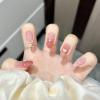 Light Rain Large Size Hand-made Press on Nails, 3D Gel UV Finished False nails with Design by Professional Manicurist view 1