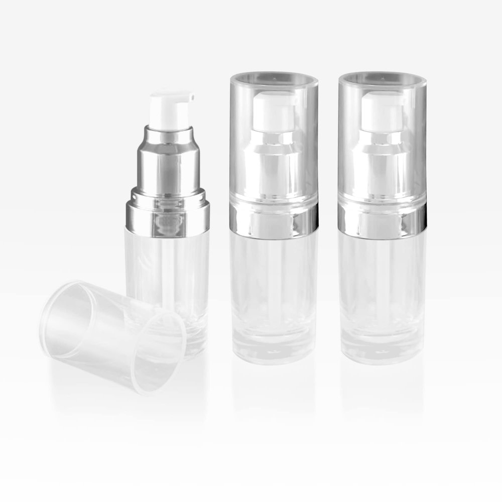 Citizen 15ml Cosmetic Bottle w/Clear Inner Bottle (3 Pack)